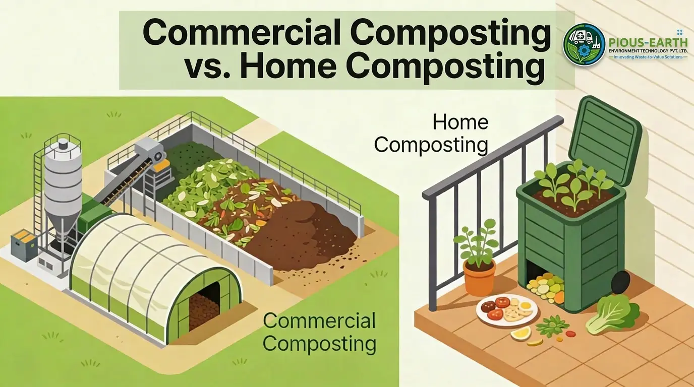 Commercial Composting vs Home Composting